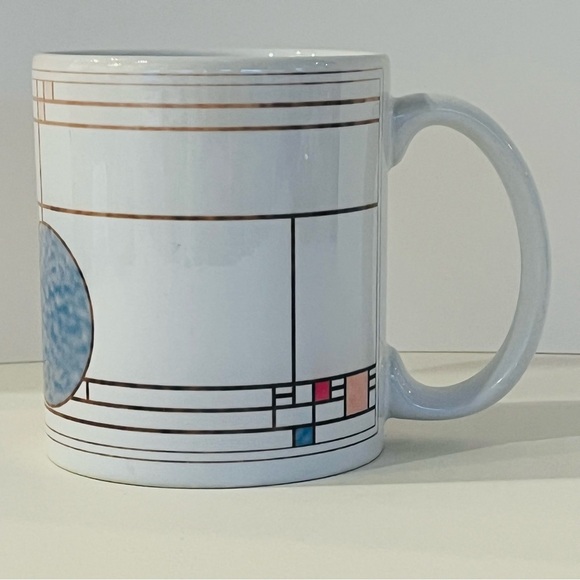 Frank Lloyd Wright Coonley Playhouse Window Vintage Mug - Picture 3 of 5